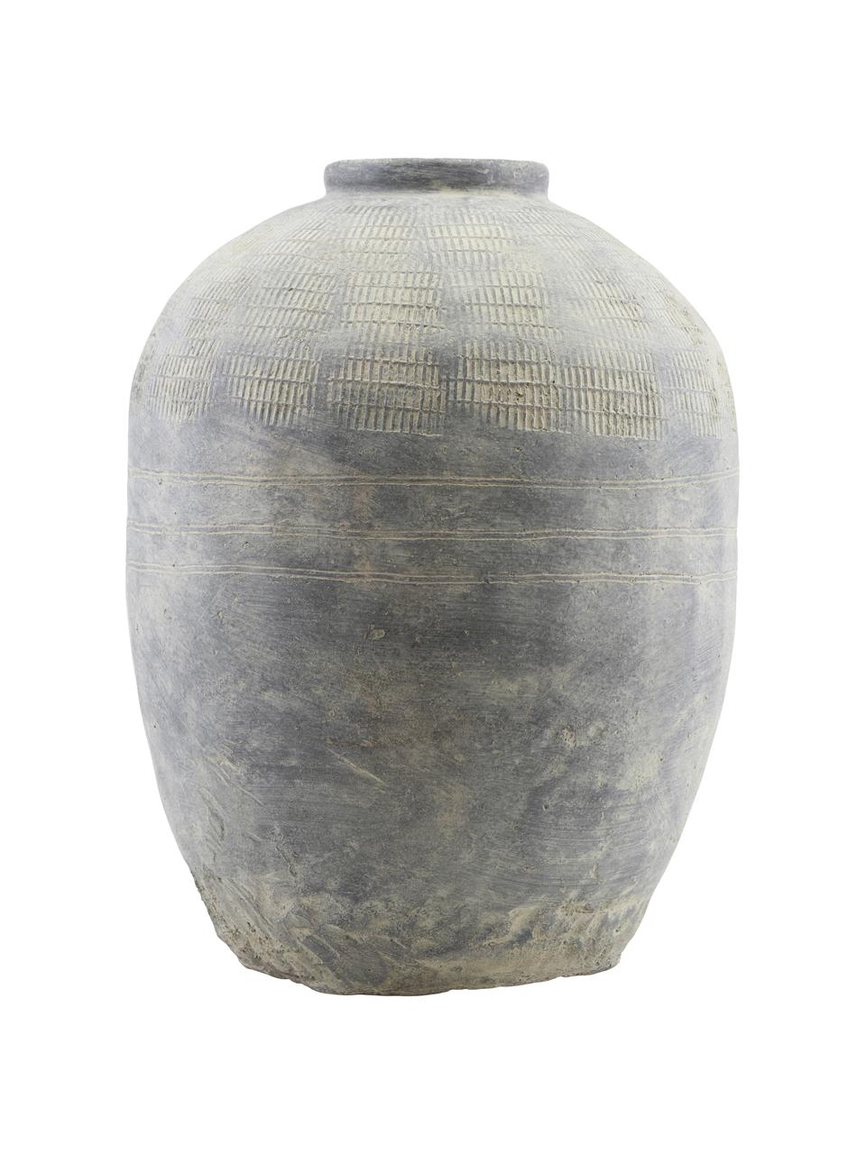 Podlahová váza z betónu Rustic, Betón, Odtiene sivej, Ø 37 x V 47 cm
