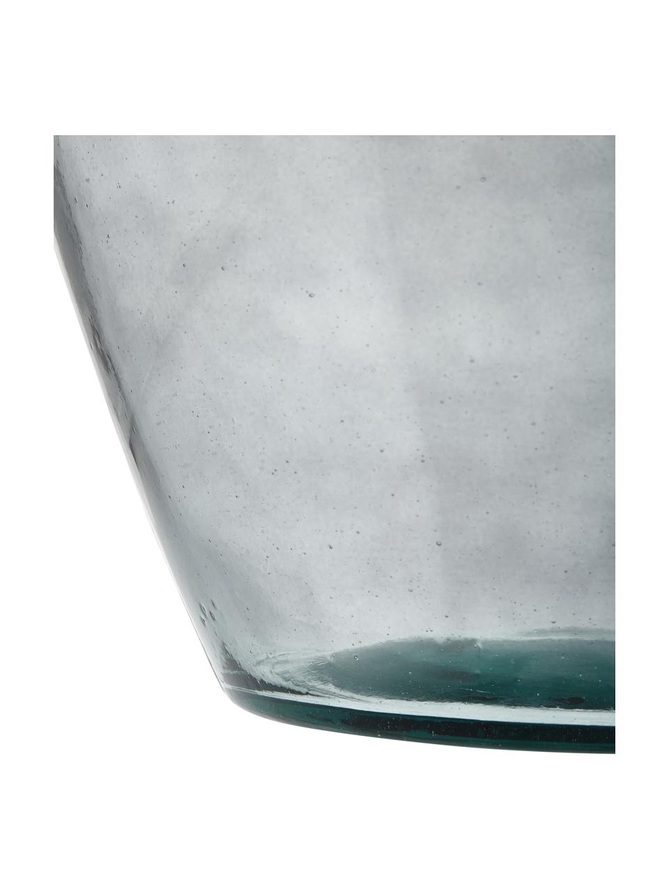 Jarrón de suelo de vidrio Beryl, Vidrio, Gris, Ø 40 x Al 65 cm