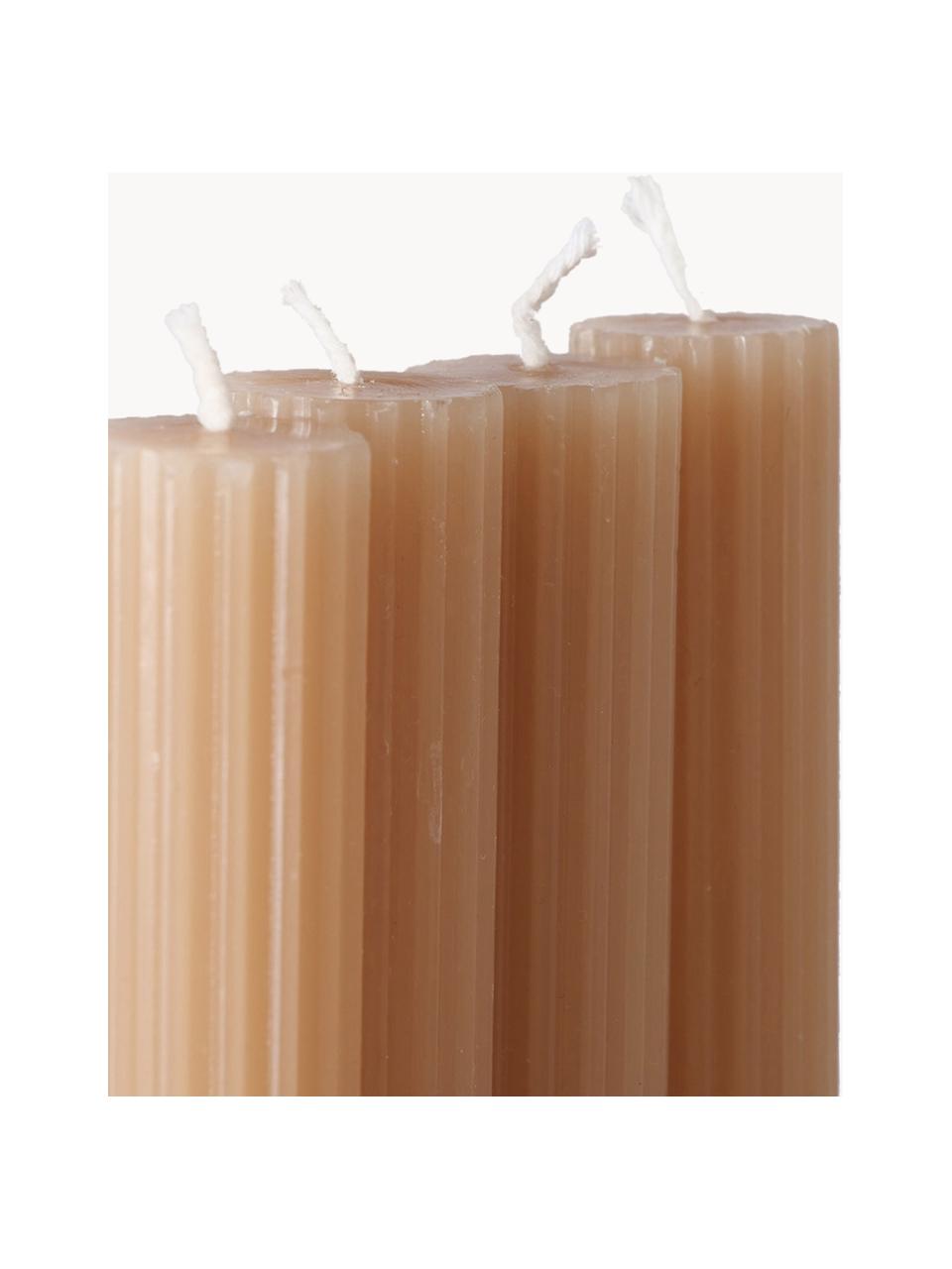 Candele a bastoncino Classic 4 pz, Cera, Beige, Ø 3 x Alt. 26 cm