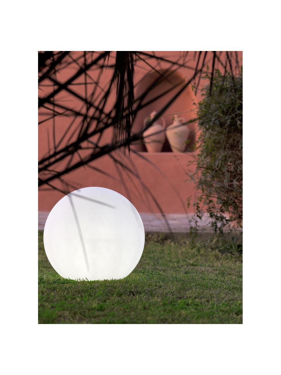 Lampe de jardin LED solaire avec télécommande et variation de couleur Buly, Blanc, Ø 50 x haut. 44 cm