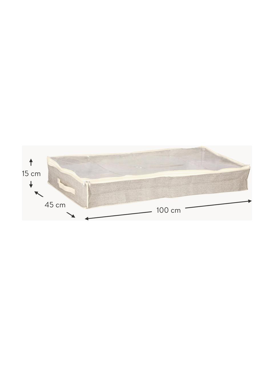 Úložný box Tidy, Umělé vlákno, Odstíny béžové, Š 100 cm, H 45 cm