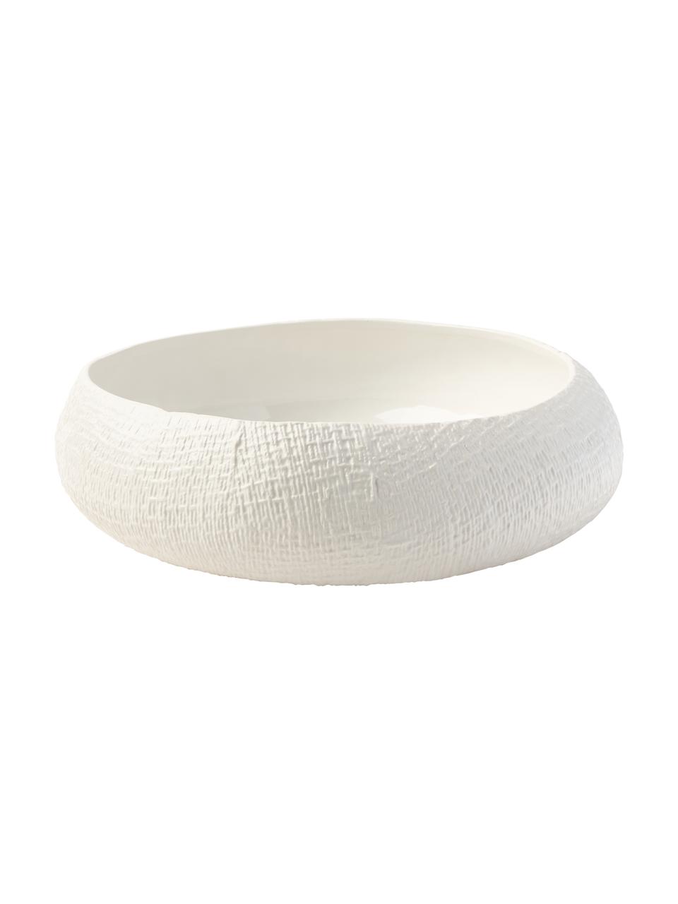 Ručně vyrobená keramická mísa Wendy, Keramika, Krémově bílá, Ø 31 cm, V 10 cm