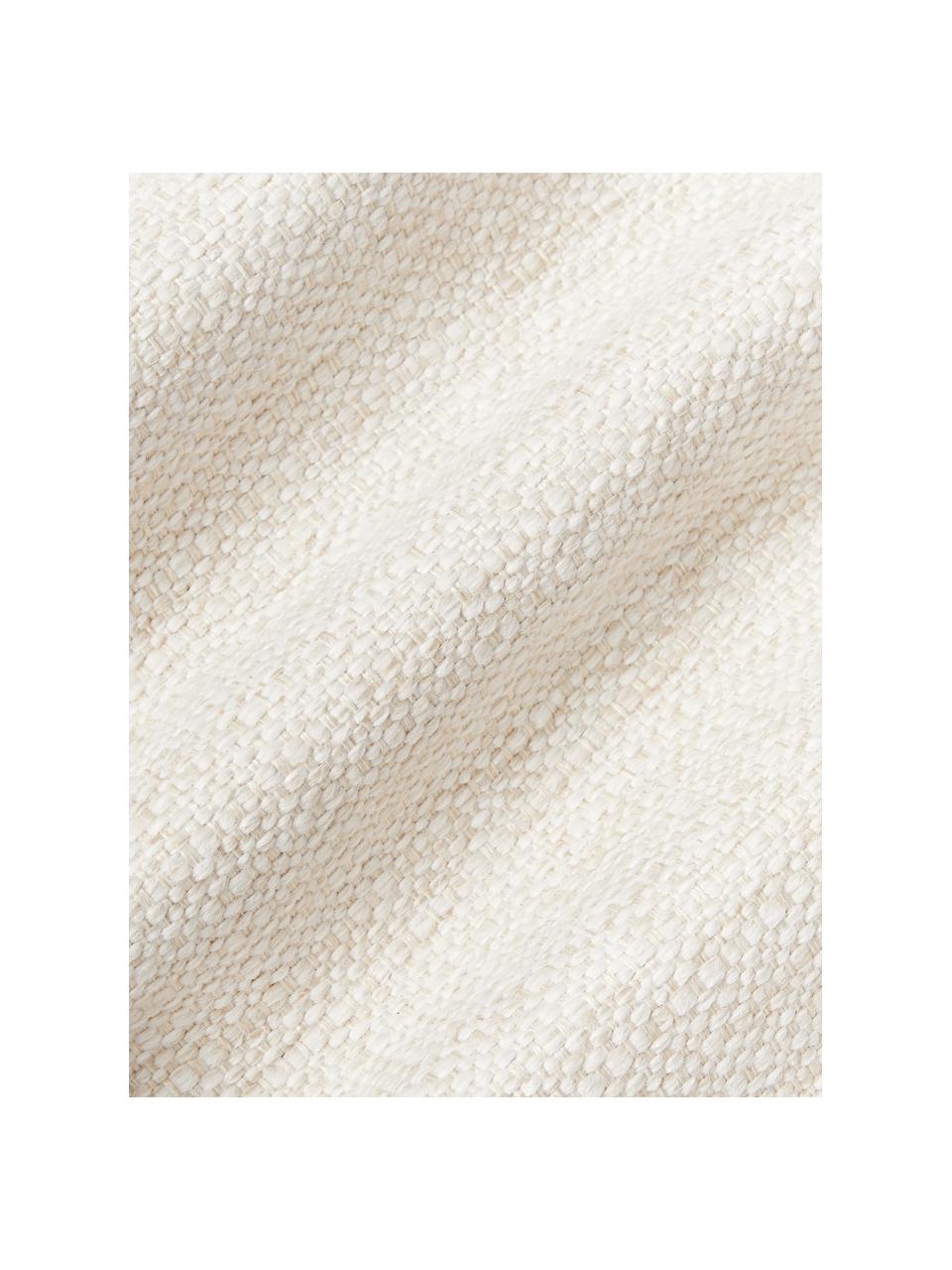 Coussin de canapé Sofia, Tissu blanc crème, larg. 30 x long. 70 cm