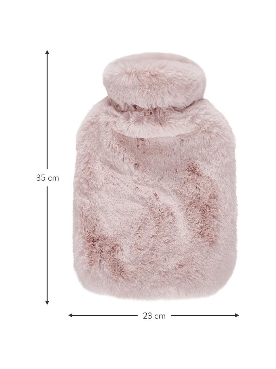 Termofor ze sztucznym futrem Mette, Tapicerka: 100% poliester, Blady różowy, S 20 x D 32 cm