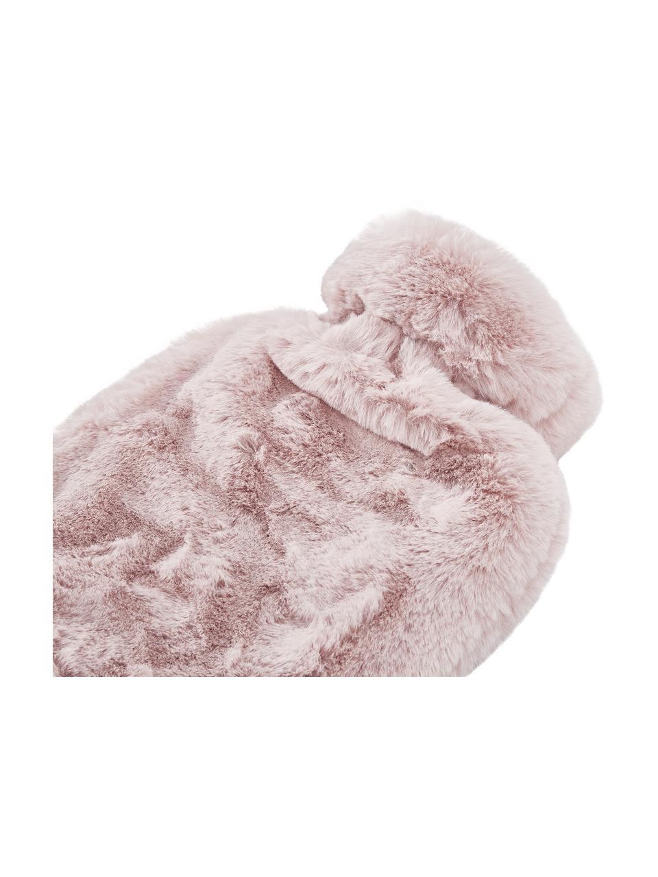 Termofor ze sztucznym futrem Mette, Tapicerka: 100% poliester, Blady różowy, S 20 x D 32 cm