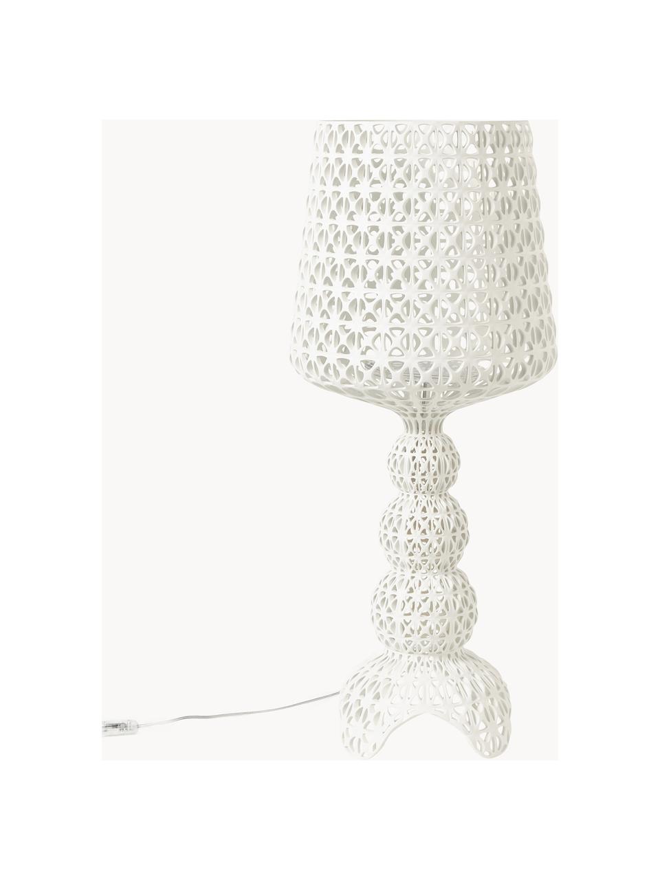 Stmívatelná LED stolní lampa Mini Kabuki, Umělá hmota, Bílá, Ø 30 cm, V 70 cm