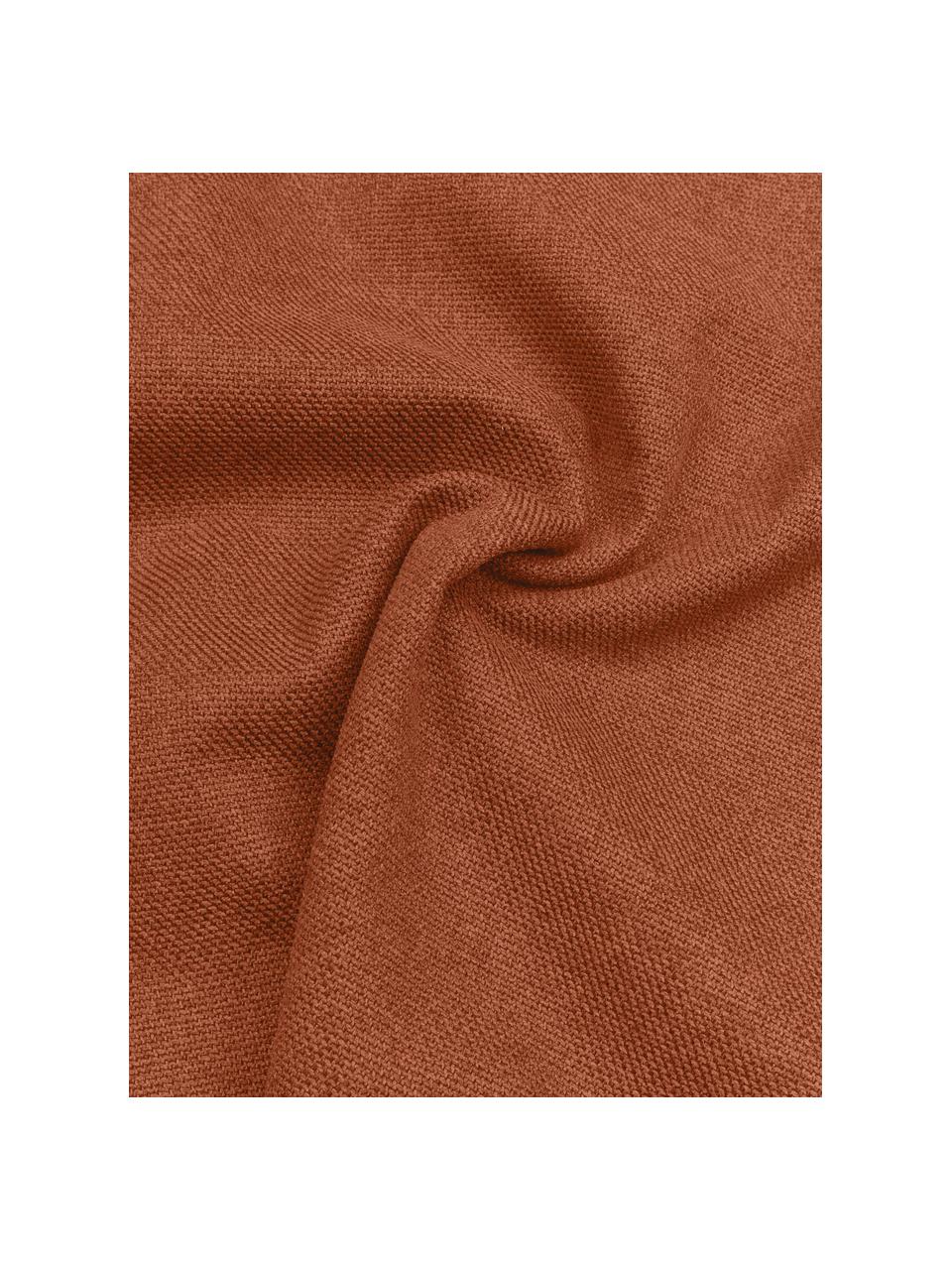 Sofa-Kissen Lennon, Bezug: 100 % Polyester, Terrakotta, B 60 x L 60 cm