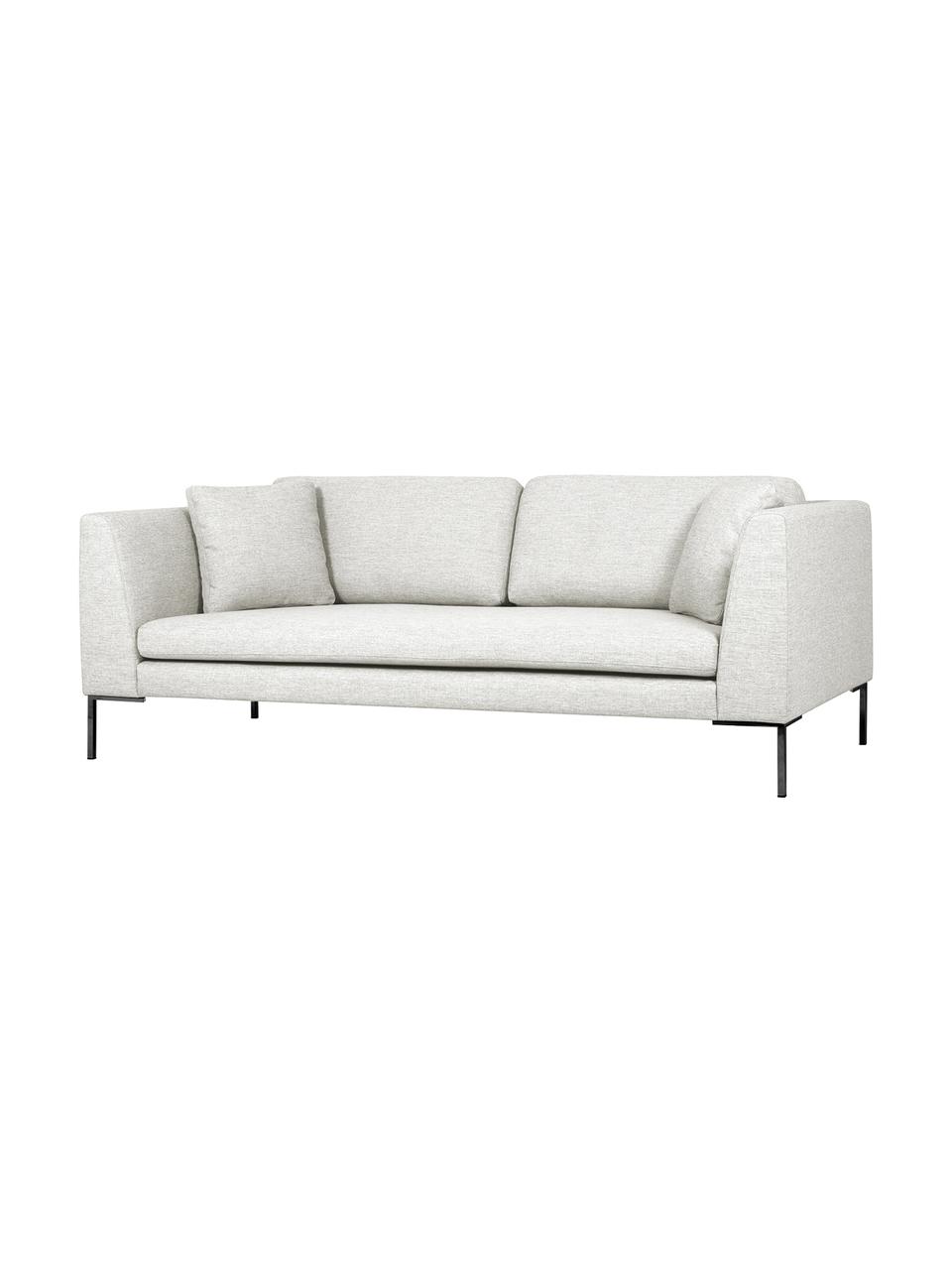 Pohovka s kovovými nohami Emma (3místná), Krémově bílá, Š 227 cm, H 100 cm