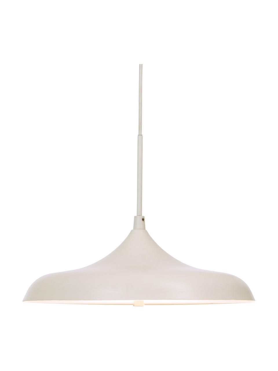 Lámpara de techo LED Sigma, Pantalla: metal recubierto, Anclaje: plástico, Cable: plástico, Blanco, Ø 40 x Al 30 cm