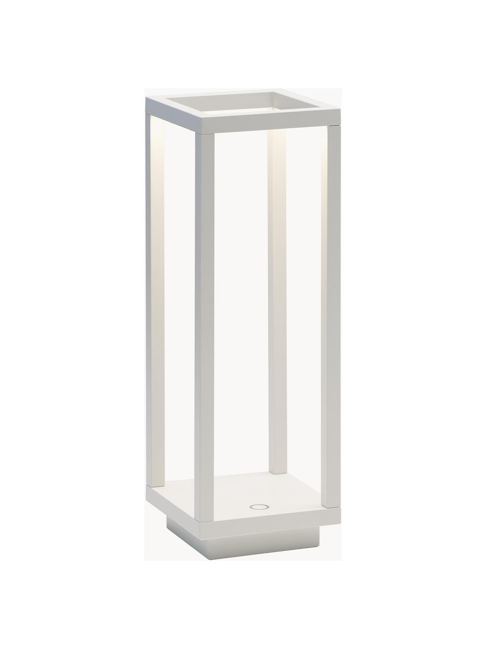 Lampada da tavolo portatile a LED luce regolabile Home Pro, Lampada: alluminio rivestito, Bianco, Larg. 10 x Alt. 29 cm