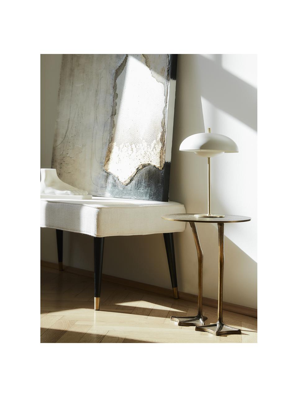 Table d'appoint design Duck, Couleur laitonnée, Ø 35 x haut. 45 cm