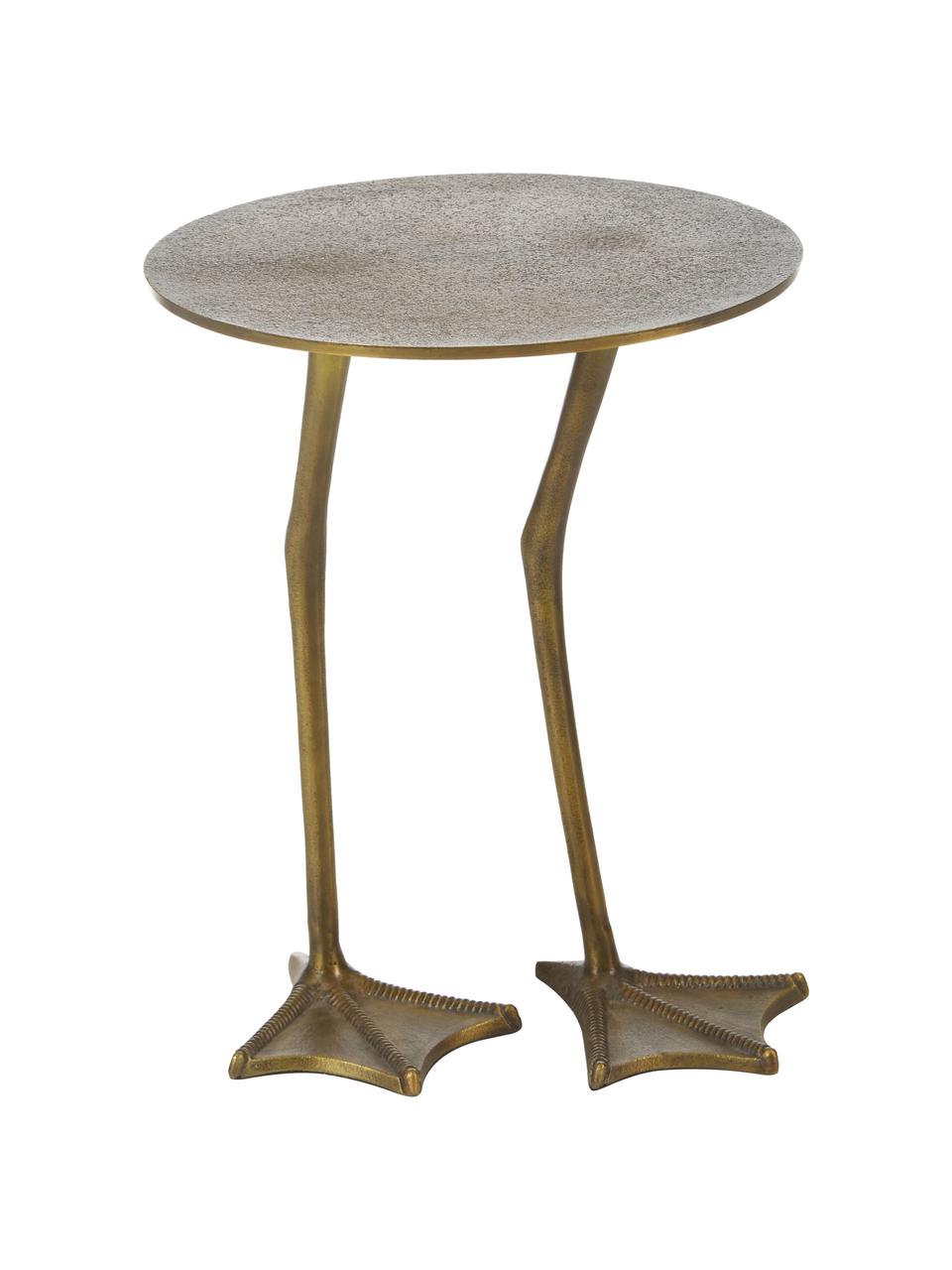 Table d'appoint design Duck, Couleur laitonnée, Ø 35 x haut. 45 cm