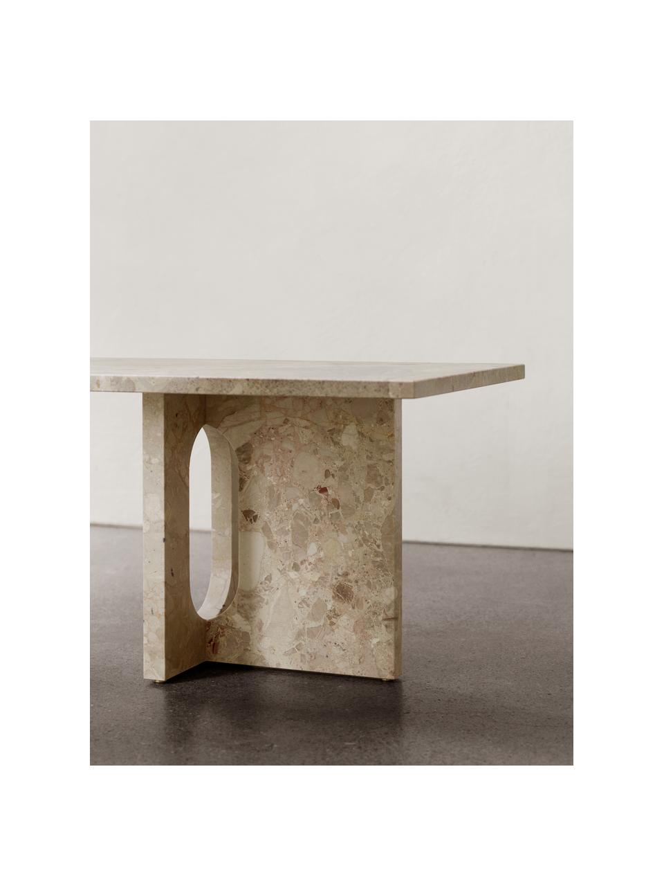 Tavolino da salotto in arenaria Androgyne, Struttura: arenaria, Pietra arenaria, Larg. 120 x Prof. 45 cm