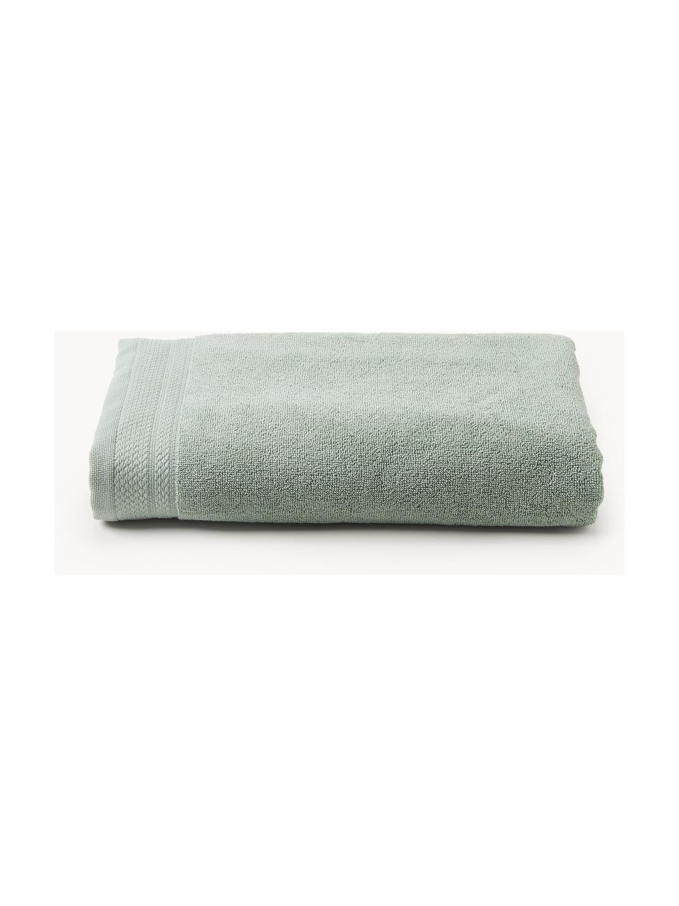 Serviette de toilette en coton bio Premium, tailles variées, 100 % coton bio, certifié GOTS
Qualité supérieure 600 g/m²

Le matériau est certifié STANDARD 100 OEKO-TEX®, IS025 189577, OETI, Vert sauge, larg. 50 x long. 100 cm, 2 pièces