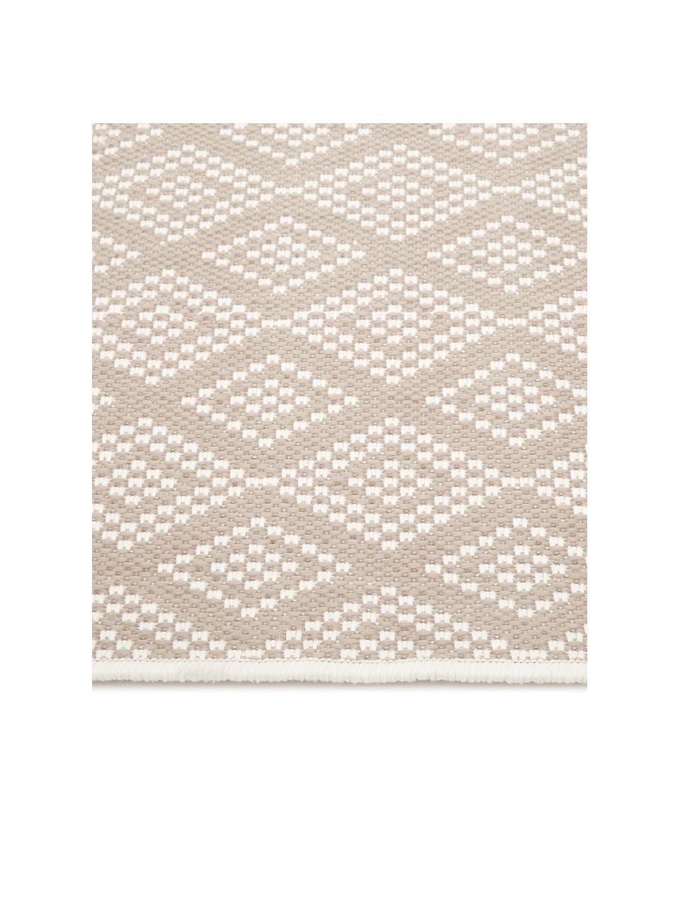 Vnitřní a venkovní koberec Capri, 86 % polypropylen, 14 % polyester, Krémově bílá, béžová, Š 120 cm, D 170 cm (velikost S)