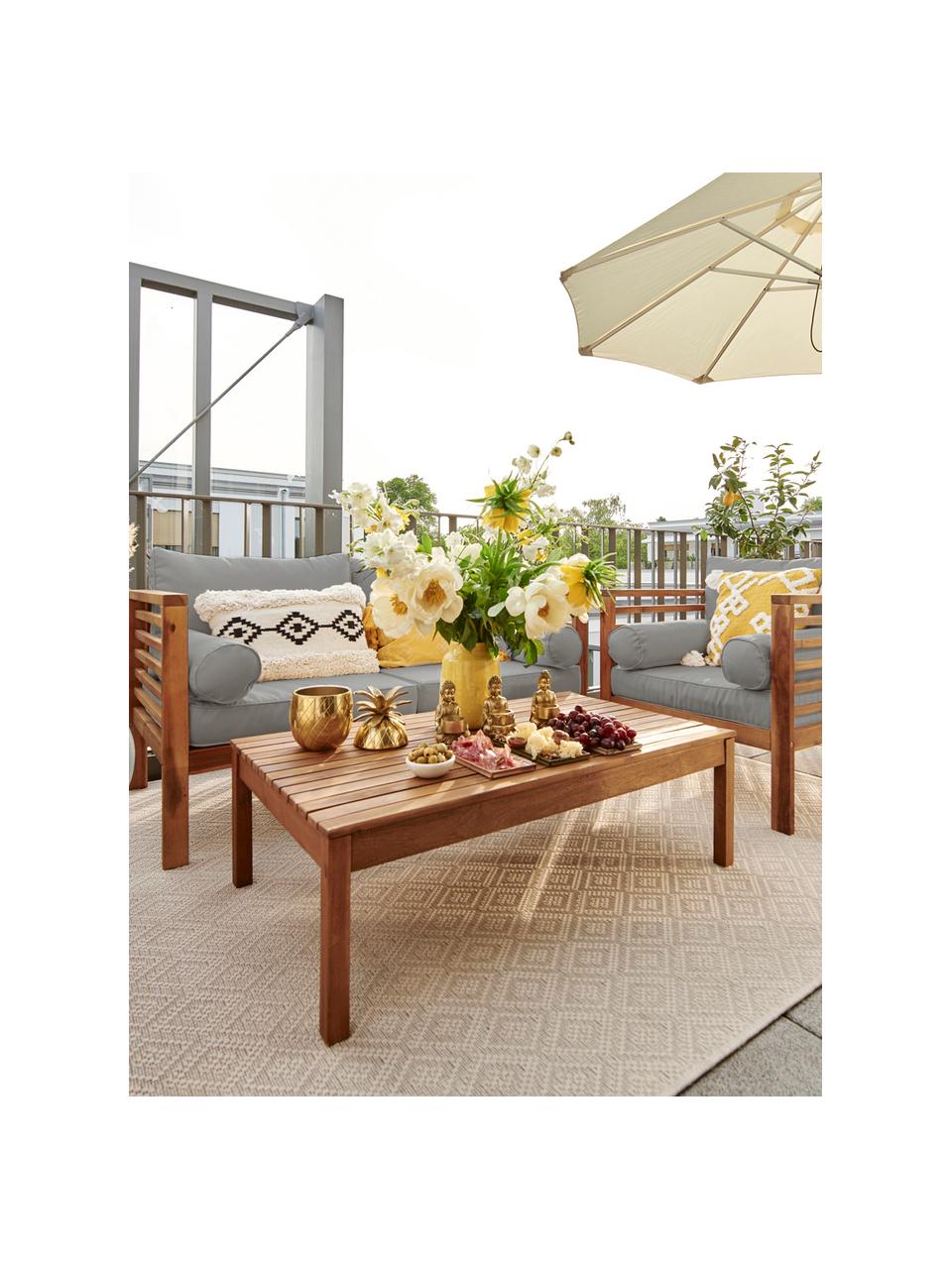 Tappeto da interno-esterno Capri, 86% polipropilene, 14% poliestere, Beige, Larg. 120 x Lung. 170 cm (taglia S)