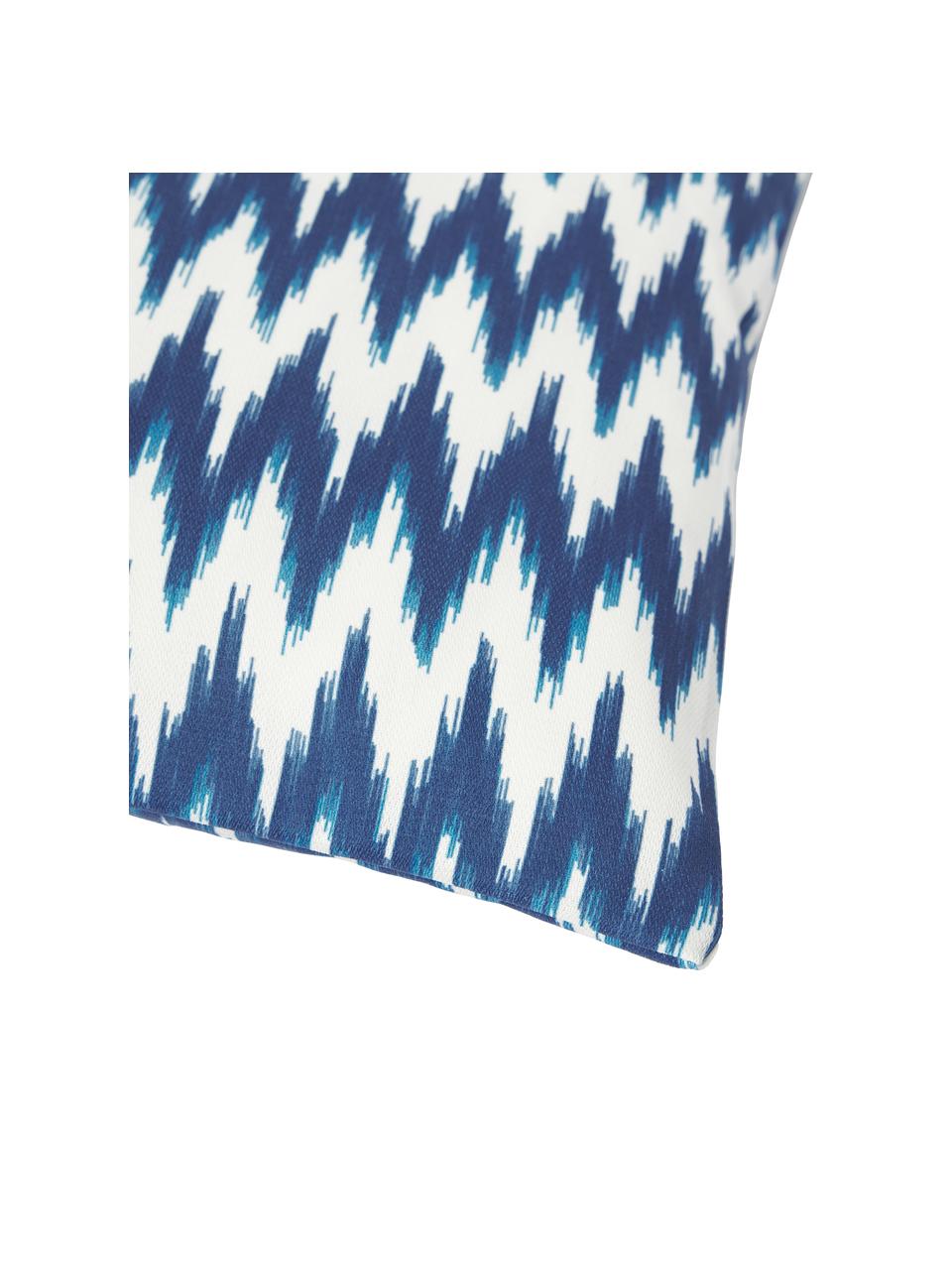 Outdoor-Kissenhülle Maillot mit Ikat Muster, 100 % Acryl

Das in diesem Produkt verwendete Material ist schadstoffgeprüft und zertifiziert nach STANDARD 100 by OEKO-TEX®, 2016OK0494, Blau, B 40 x L 40 cm