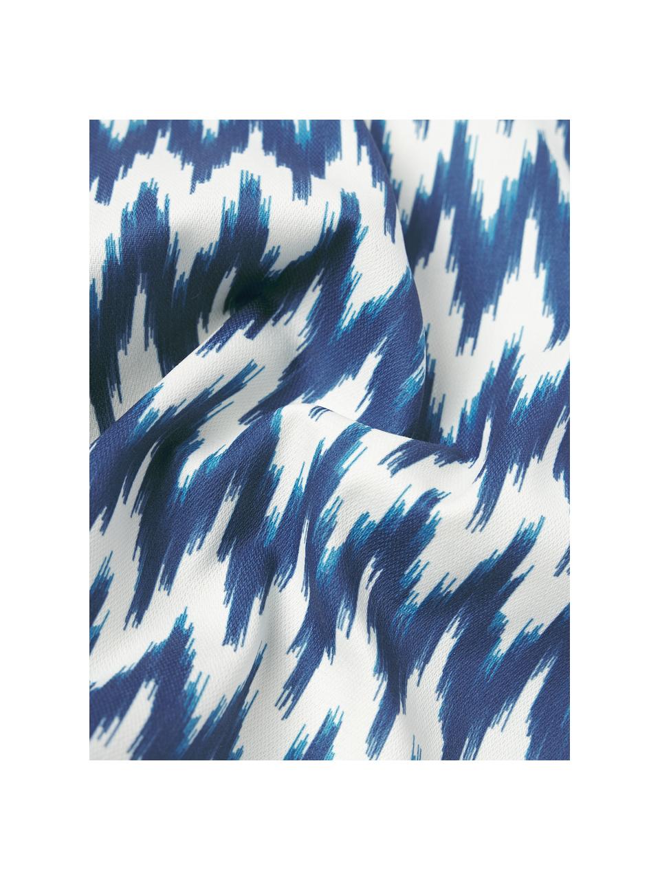 Funda de cojín para exterior con estampado ikat Maillot, 100% acrílico

El material utilizado para este producto ha sido probado contra sustancias nocivas y está certificado según el STANDARD 100 por OEKO-TEX®, 2016OK0494., Azul, An 40 x L 40 cm
