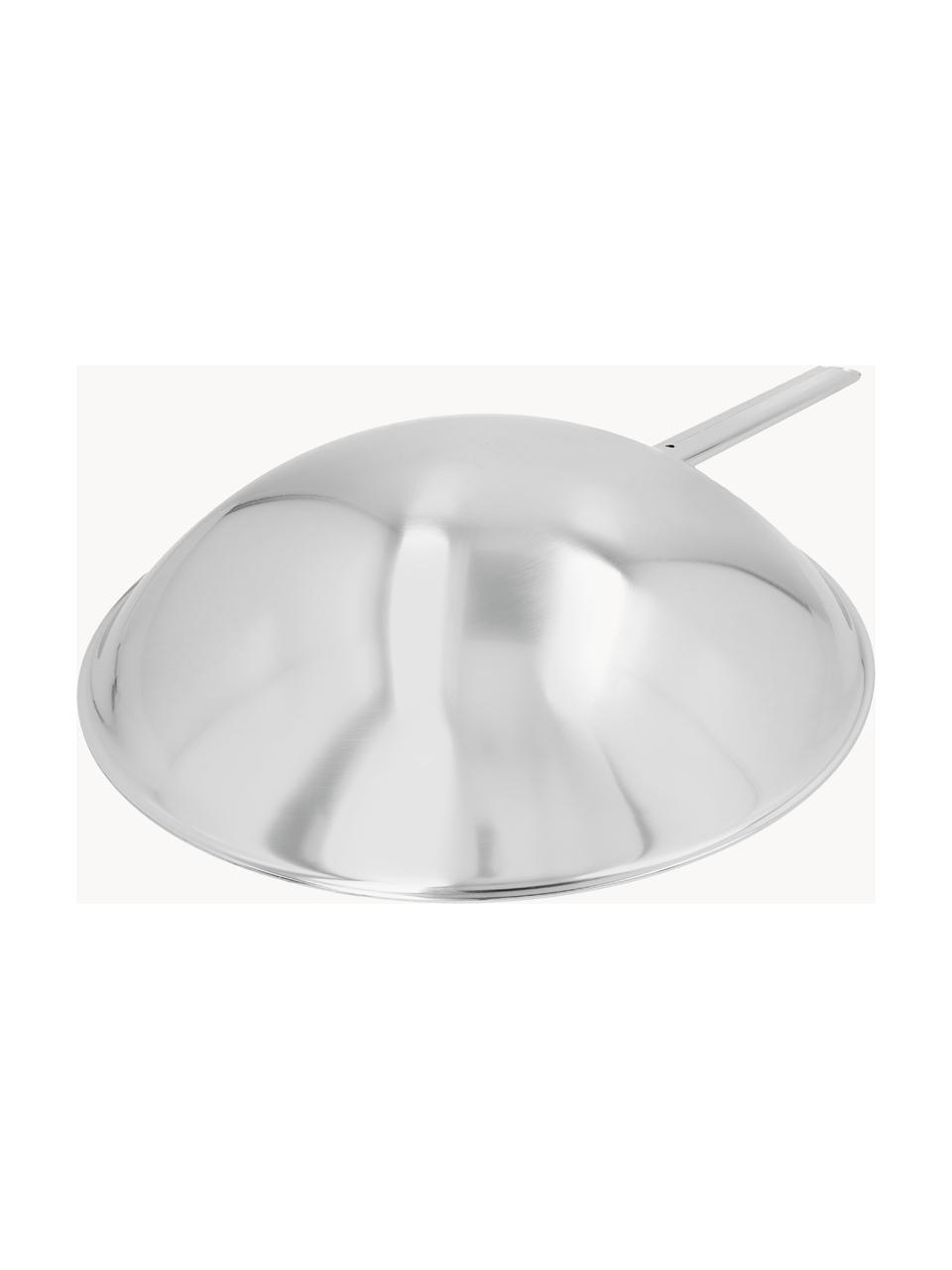 Wok de acero inoxidable Atlantis, Acero inoxidable 18/10, Plateado, Ø 36 x Al 12 cm