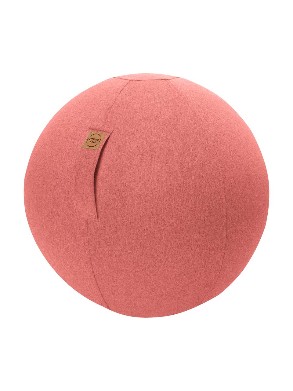 Sitzball Felt mit Tragegriff, Bezug: Polyester (Kunstleder), Lachsfarben, Ø 65 cm