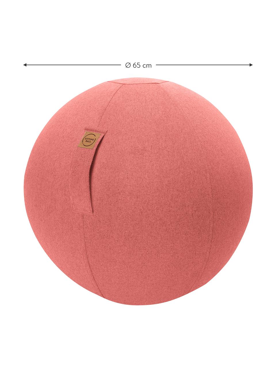 Balón suizo Felt, Funda: poliéster (cuero sintétic, Salmón, Ø 65 cm