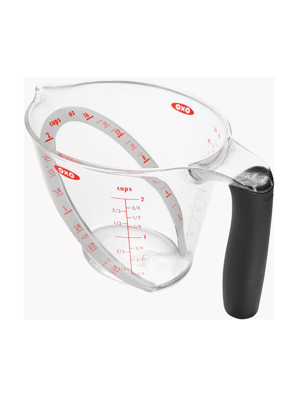 Verre doseur coudé avec poignée Good Grips, Tritan, Transparent, Ø 9 x haut. 9 cm, 250 ml