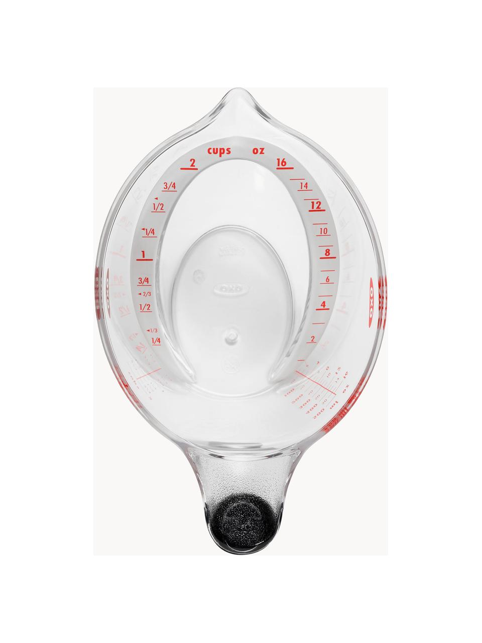 Verre doseur coudé avec poignée Good Grips, Tritan, Transparent, Ø 9 x haut. 9 cm, 250 ml