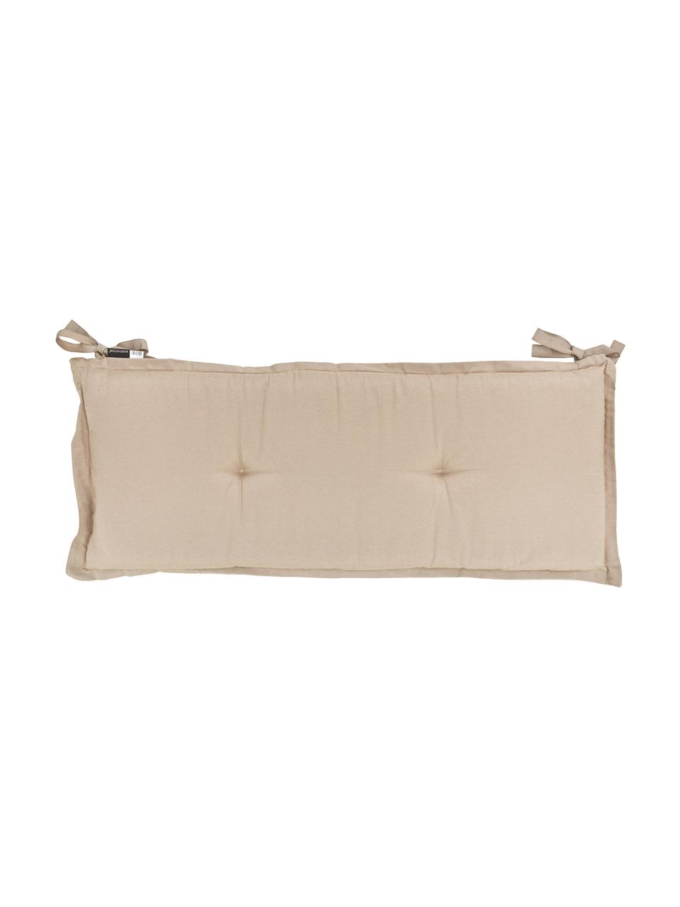 Poduszka na ławkę Panama, Tapicerka: 50% bawełna, 45% polieste, Tapicerka: polar, Beżowy, S 48 x D 120 cm