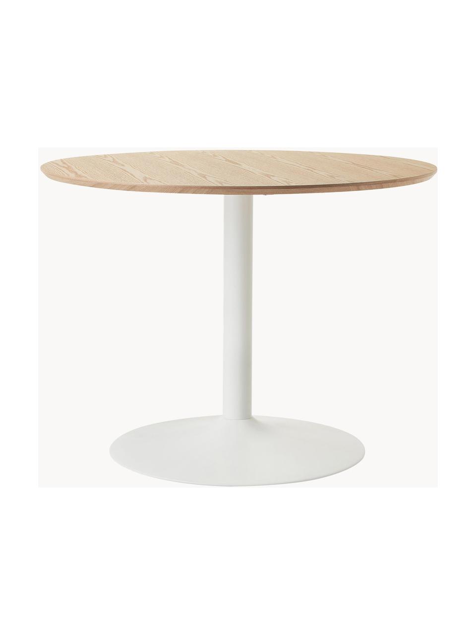 Tavolo rotondo bianco per sala da pranzo L.100 cm Circle