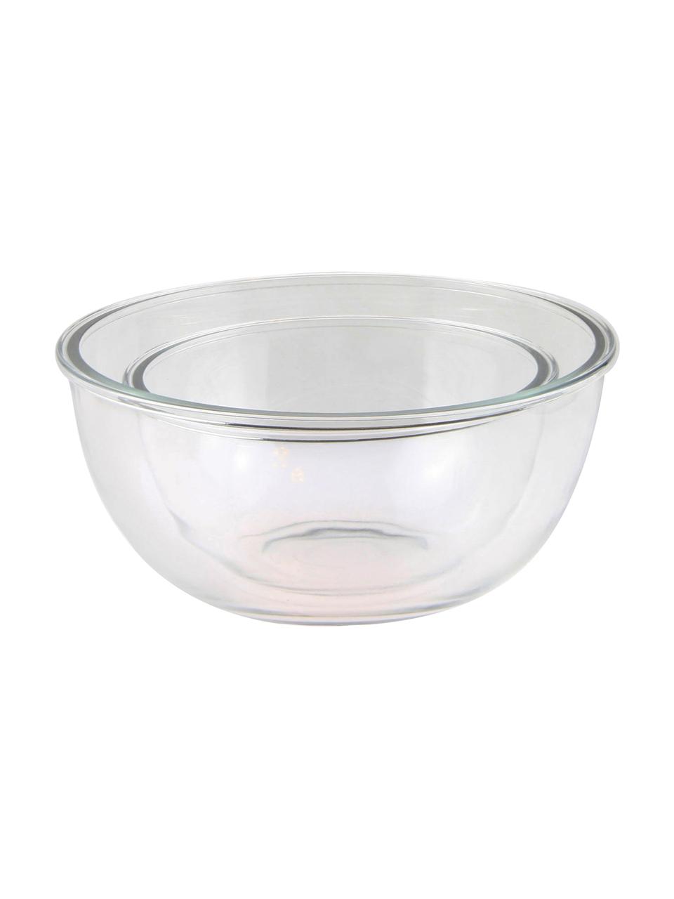 Salatboxen-Set Lilo, 2-tlg., Behälter: Gehärtetes Glas, schadsto, Verschluss: Polypropylen, Dichtung: Silikon, Transparent, Pink, Set mit verschiedenen Grössen