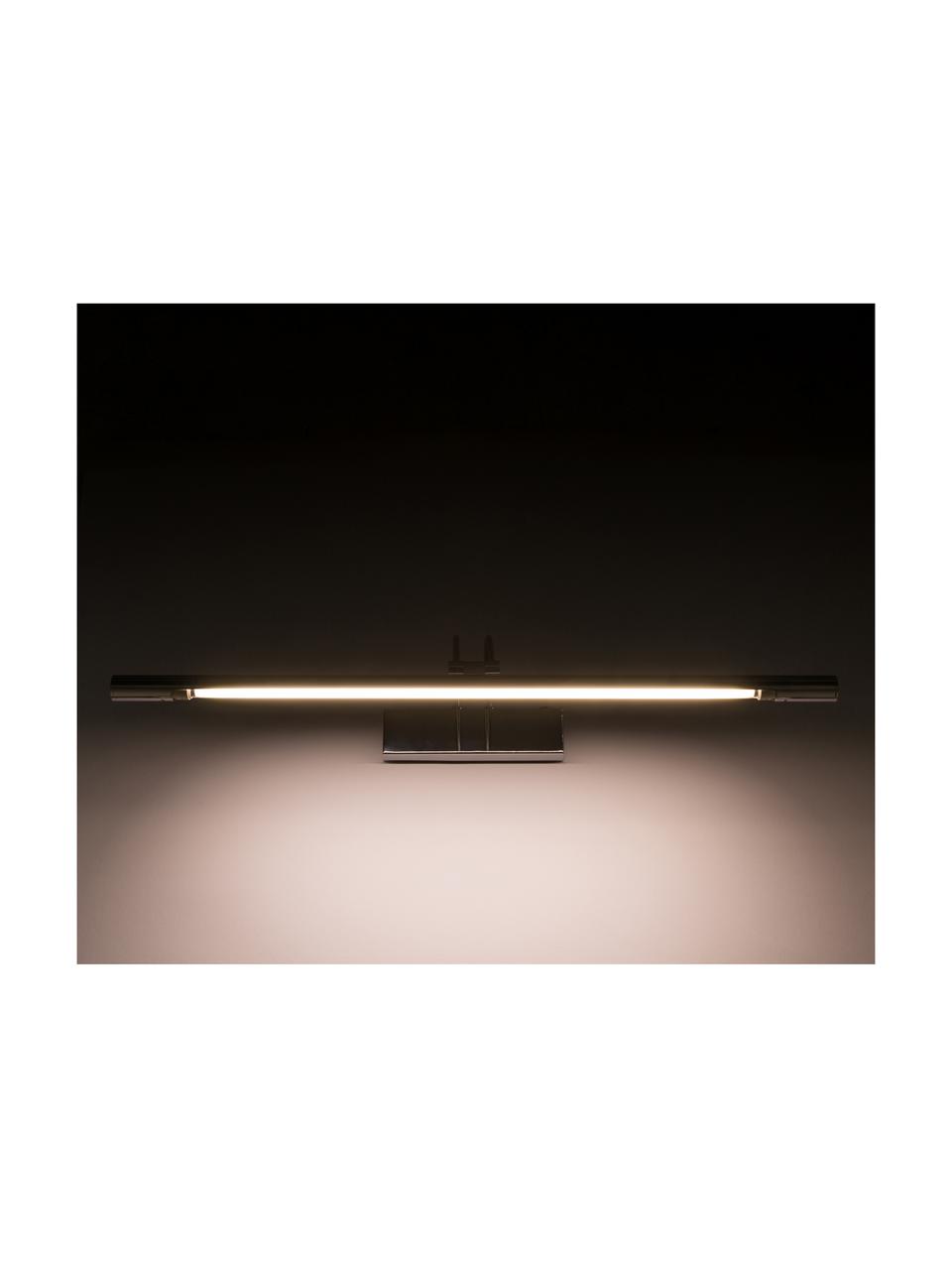 Velké LED osvětlení s vypínačem Picture, Lesklá stříbrná, Š 68 cm, V 12 cm