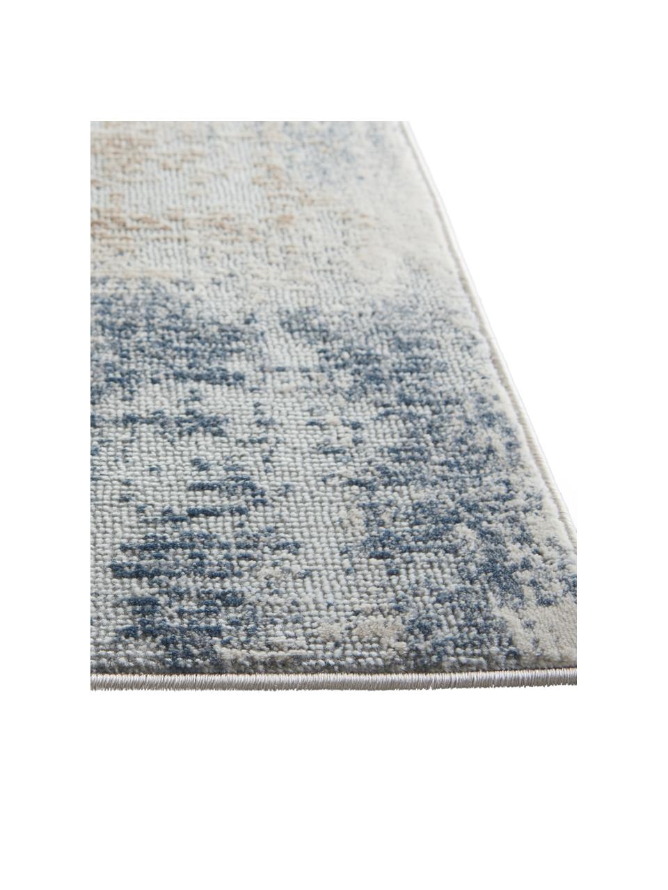 Dizajnový behúň Rustic Textures II, Béžová, sivá, Š 65 x D 230 cm