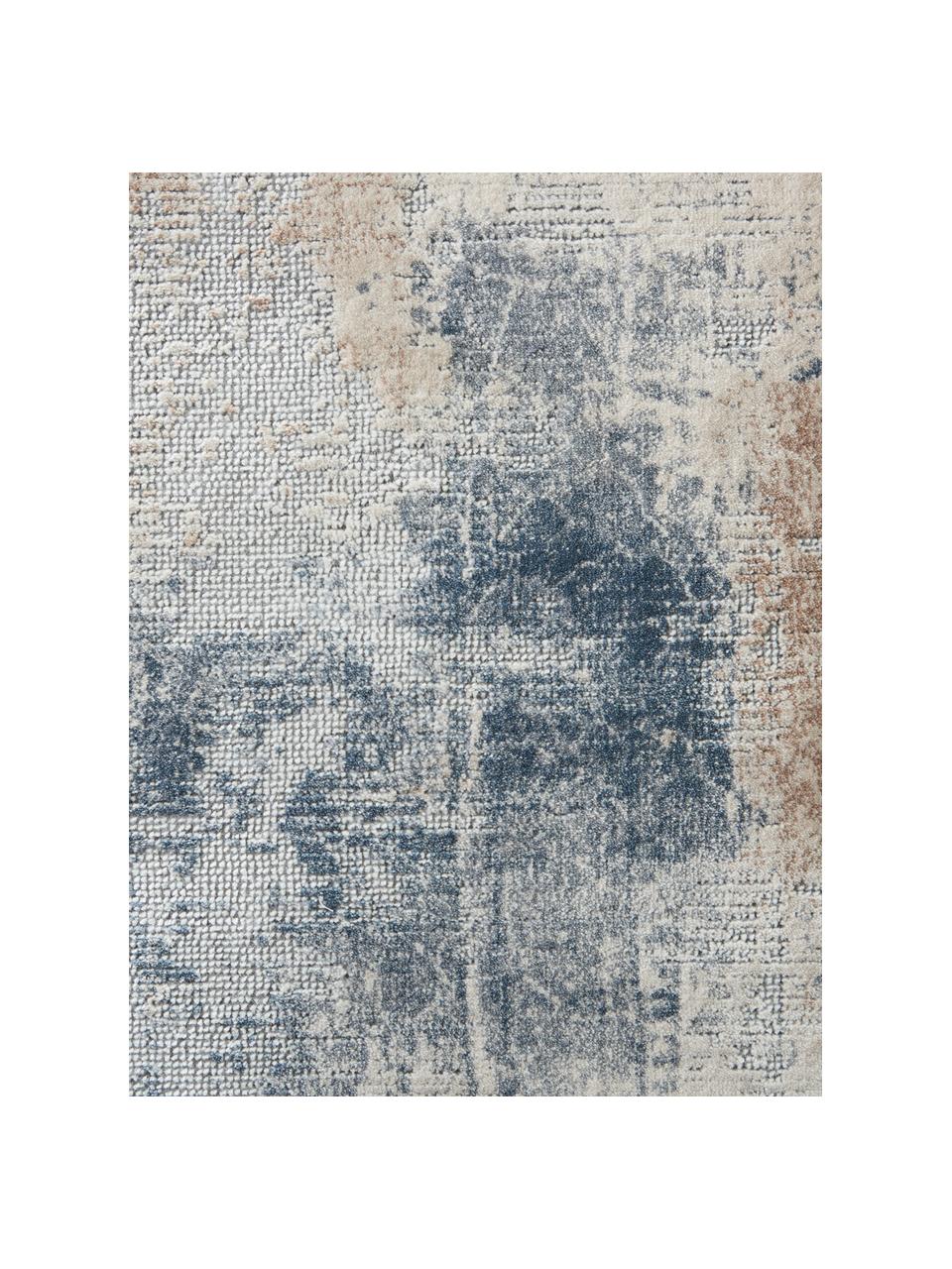 Design Läufer Rustic Textures II, Flor: 51% Polypropylen, 49% Pol, Hellbeige, Bunt, B 65 x L 230 cm