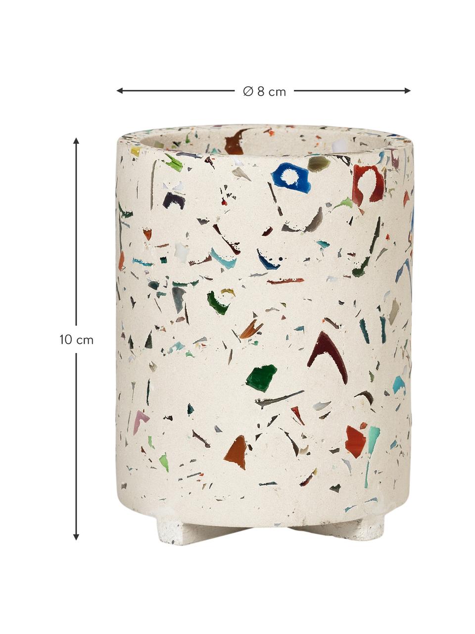 Stiftehalter Razzo, Steingut, Bunt, Ø 8 x H 10 cm