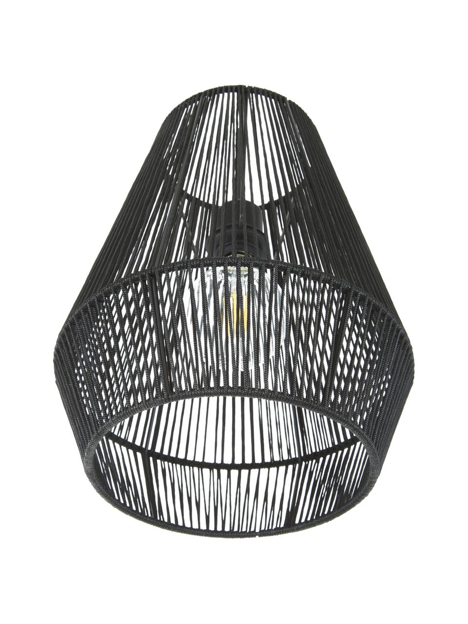 Lampa wisząca Hadi, Stelaż: metal malowany proszkowo, Czarny, Ø 30 x W 38 cm