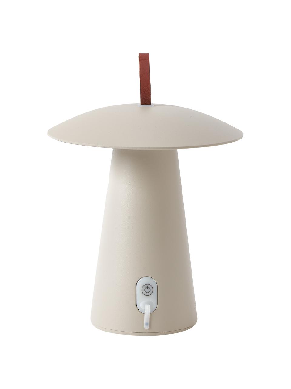 Přenosná stmívatelná exteriérová stolní lampa Ara To-Go, Béžová, Ø 20 cm, V 29 cm