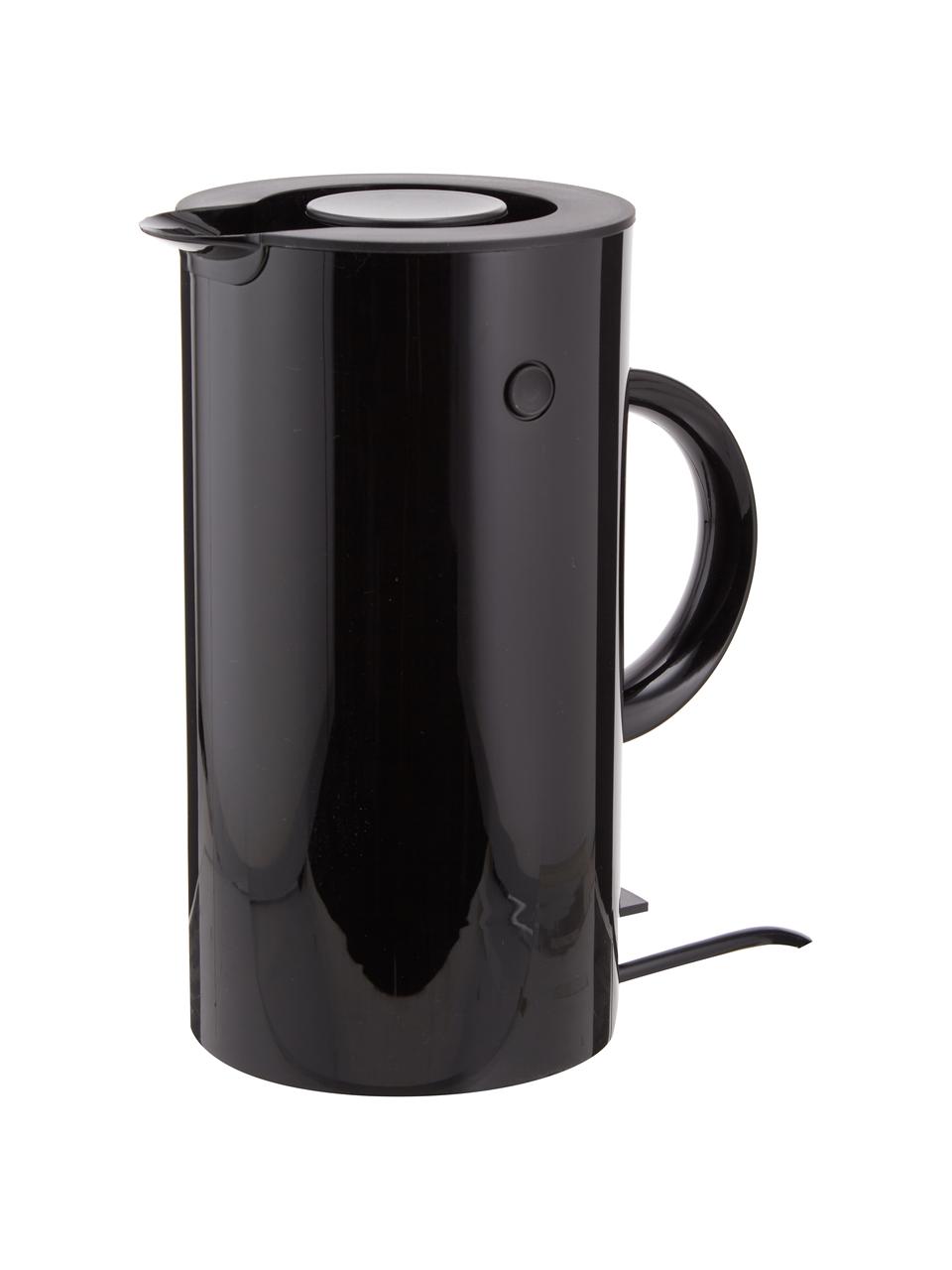 Hervidor EM77, 1.5 L, Estructura: acero inoxidable, Negro, 1,5 L