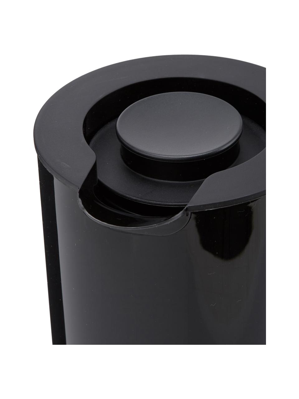Waterkoker EM77 in glanzend zwart, 1.5 L, Frame: edelstaal, Zwart, Ø 13 x H 25 cm
