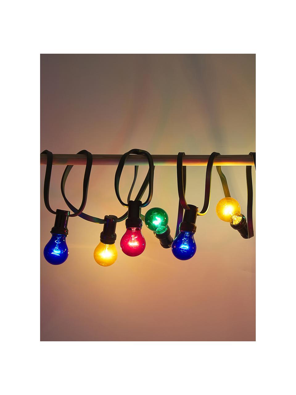 Ghirlanda a LED da esterno Jubile, 620 cm, 10 lampadine, Rosso, blu, verde, giallo, Lung. 620 cm