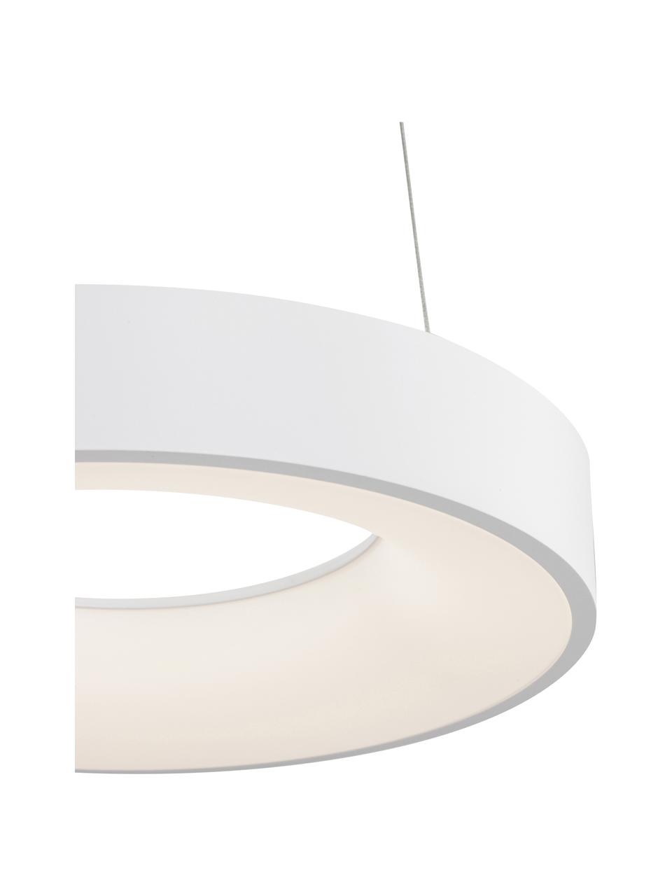 Suspension LED moderne Rando, Blanc, Ø 60 x haut. 6 cm