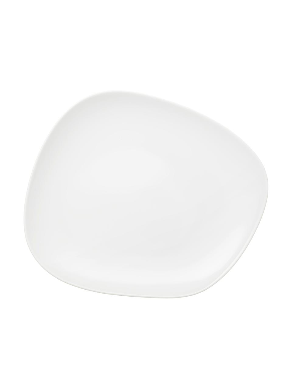 Service de table en porcelaine Organic, 4 personnes (12 élém.), Porcelaine, Blanc, Lot de différentes tailles
