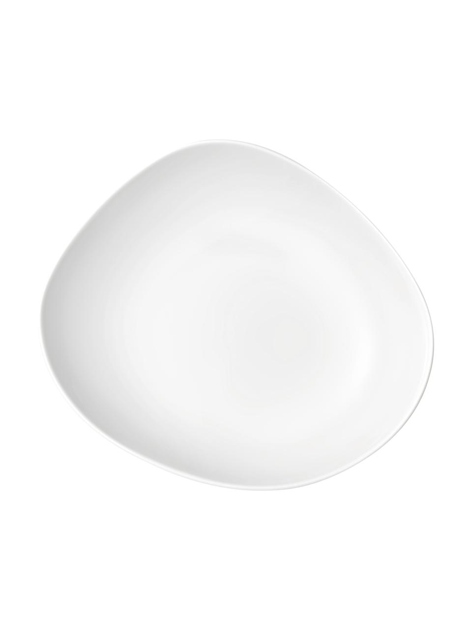 Porcelánová súprava riadu Organic, 4 osoby (12 dielov), Porcelán, Biela, Súprava s rôznymi veľkosťami