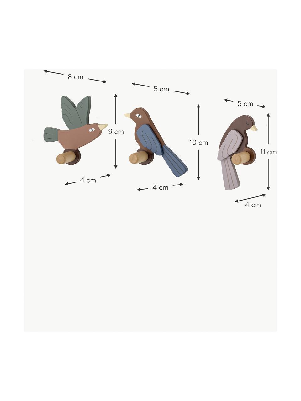 Holz-Wandhaken Lewi, 3er-Set, Mitteldichte Holzfaserplatte (MDF)

Dieses Produkt wird aus nachhaltig gewonnenem, FSC®-zertifiziertem Holz gefertigt., Braun, Salbeigrün, Blau, Hellrosa, Set mit verschiedenen Größen