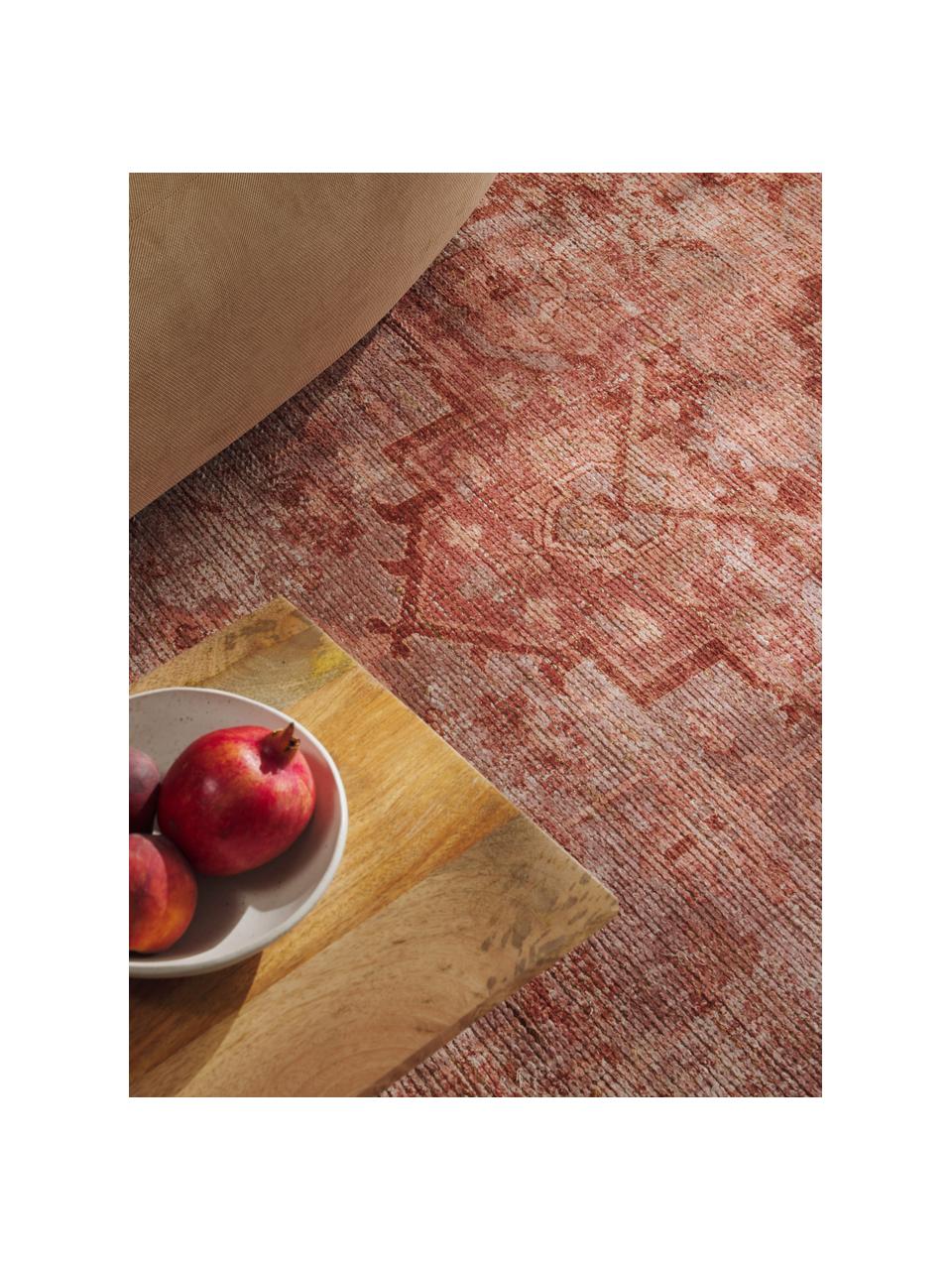 Kurzflor-Teppich Alisha, 63 % Jute, 37 % Polyester, Terrakotta, B 120 x L 180 cm (Grösse S)