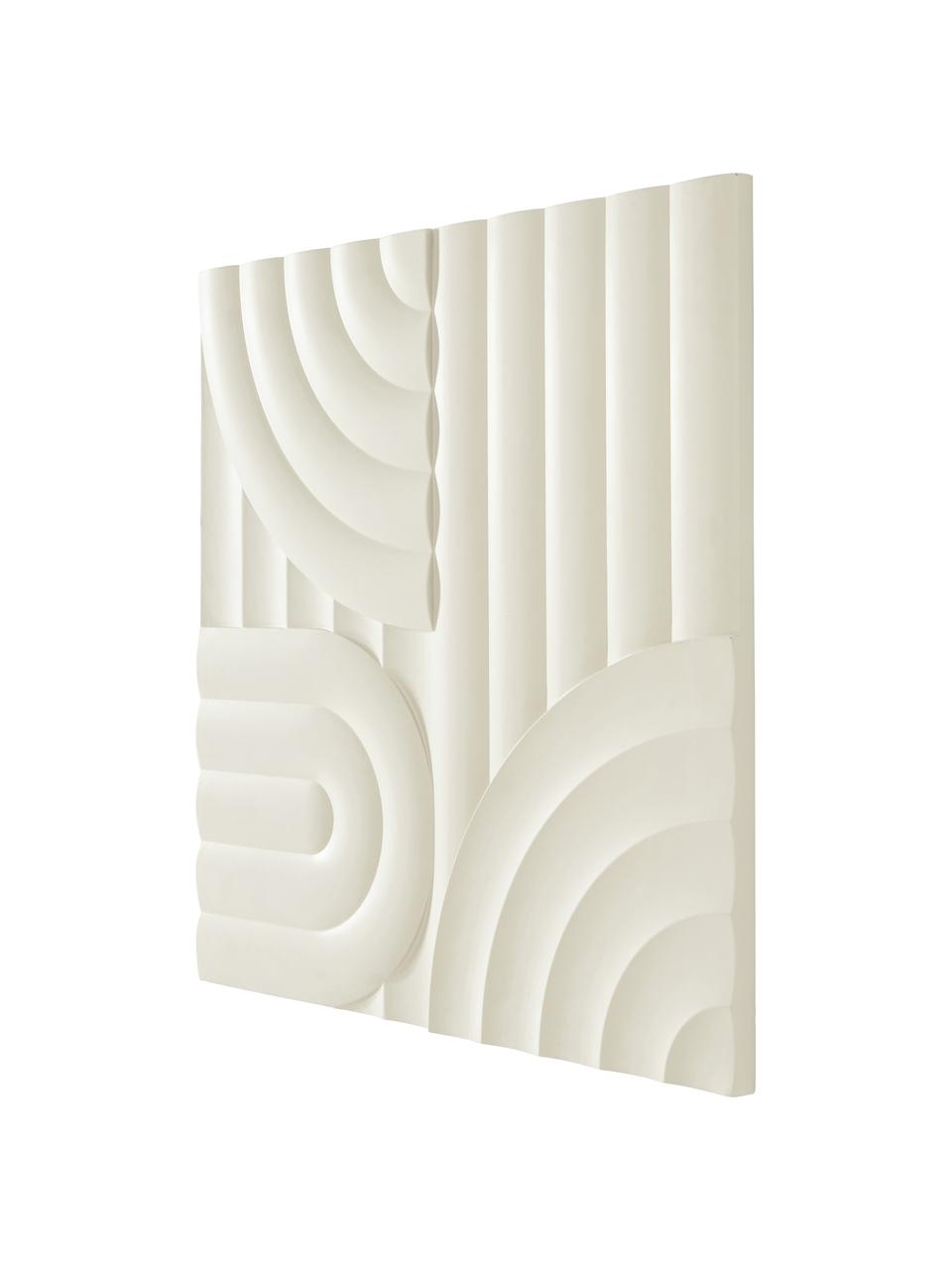 Nástěnná dekorace Massimo, MDF deska (dřevovláknitá deska střední hustoty), Béžová, Š 80 cm, V 80 cm