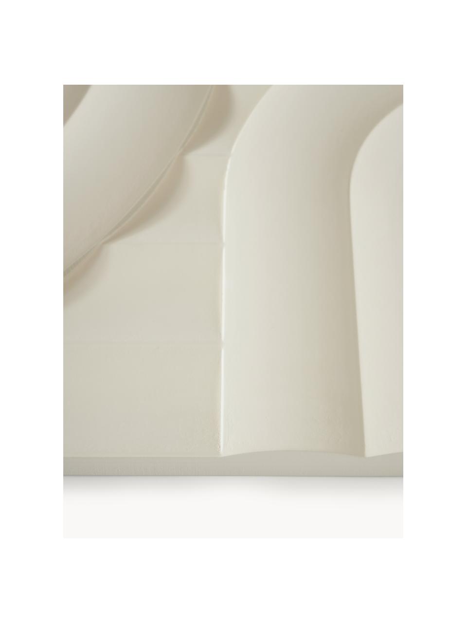 Wandobject Massimo, MDF, Lichtbeige, B 80 x H 80 cm