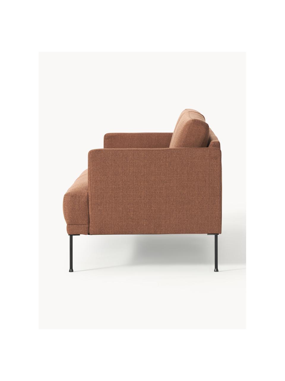 Sofa Fluente (2-Sitzer), Bezug: 100% Polyester Der strapa, Gestell: Massives Kiefernholz, Webstoff Nougat, B 166 x T 85 cm