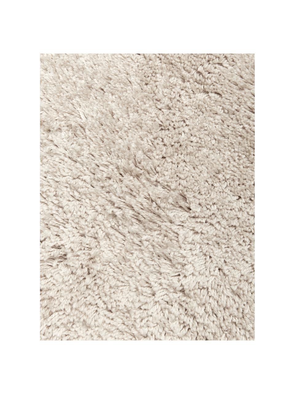 Flauschiger Hochflor-Teppich Dreamy mit Fransen, 100 % Polyester, Beige, B 300 x L 400 cm (Größe XL)