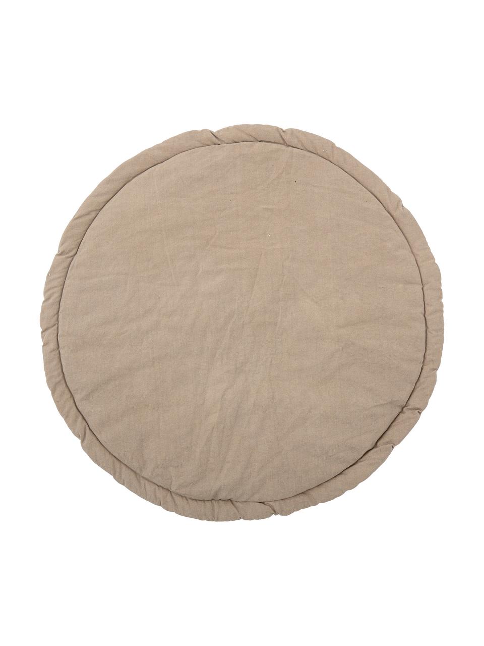 Mata z bawełny Miko, Beżowy, wielobarwny, Ø 100 cm