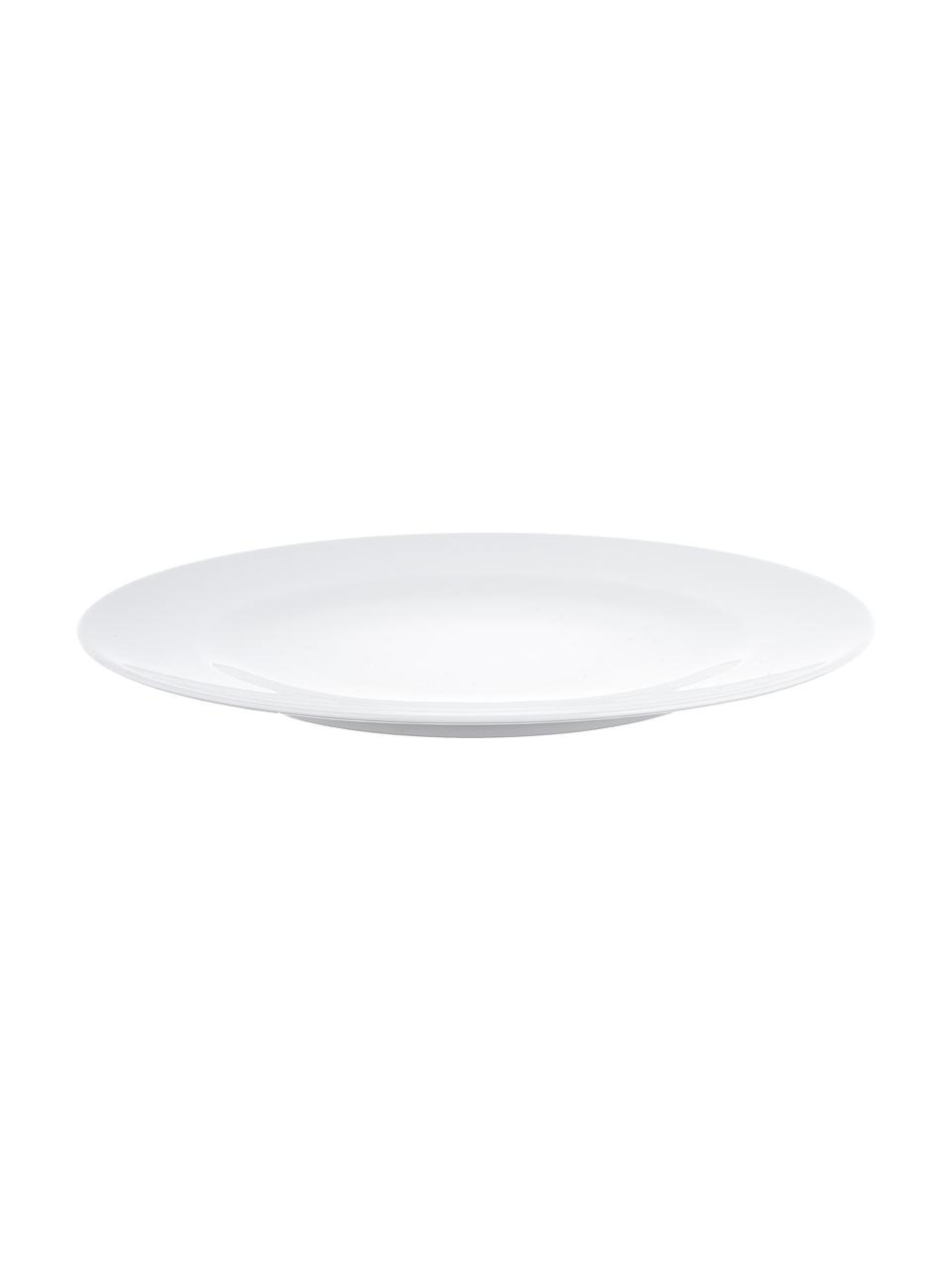 Komplet naczyń z porcelany For Me, dla 4 osób (8 elem.), Porcelana, Złamana biel, Komplet z różnymi rozmiarami